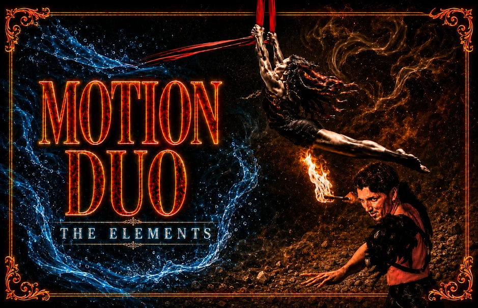 Duo Motion · Malabares y aéreos